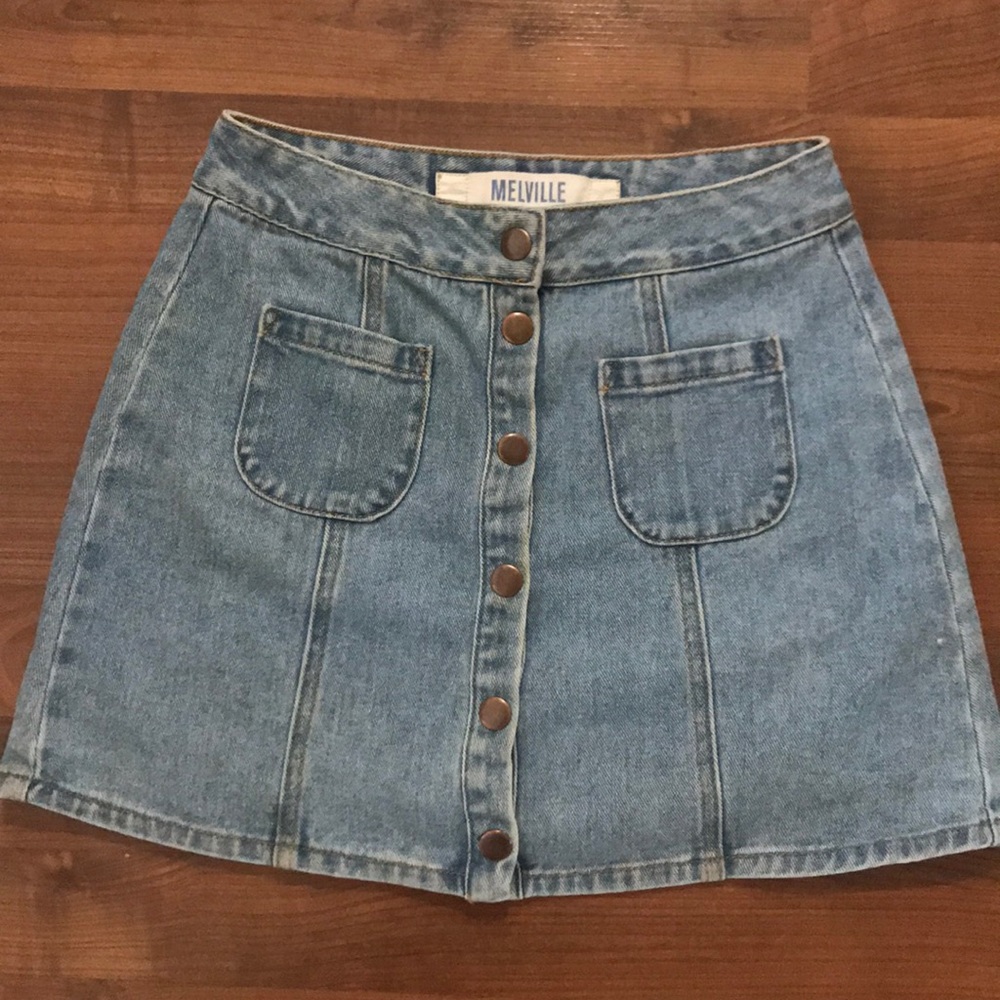 Brandy Melville button up skirt